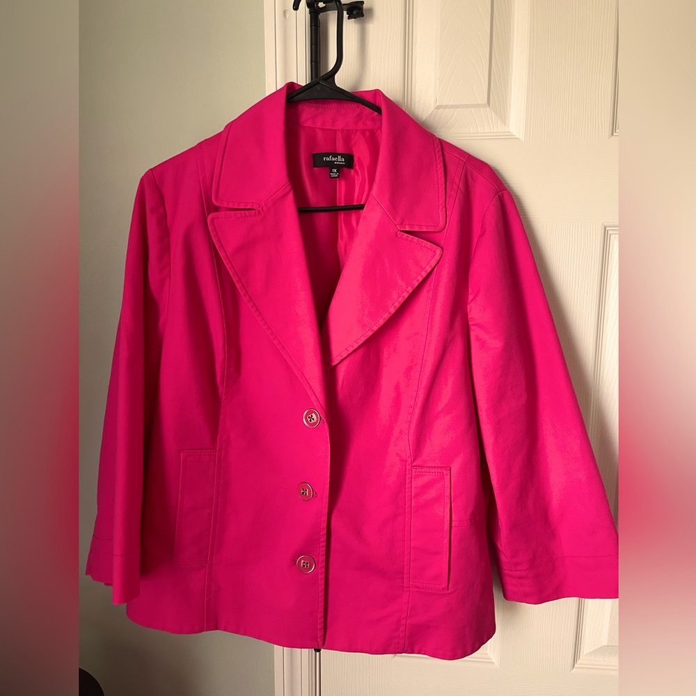 Women’s Rafaella Pink Jacket
Size 1X